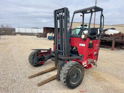2014 Moffett M8 55.4 5,500 lbs Rough Terrain Mounted Forklift Lift Truck bidadoo