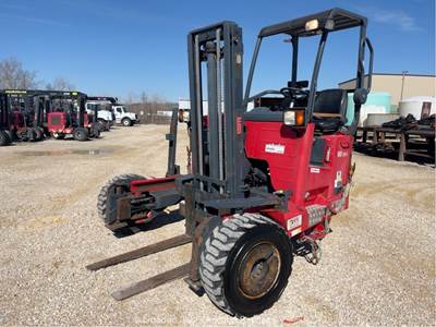 2016 Moffett M8 55.4 5,500 lbs Rough Terrain Forklift Truck Mounted Lift bidadoo