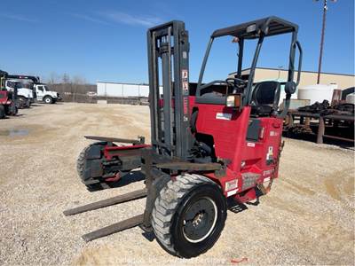 2015 Moffett M8 55.4 5,500 lbs Rough Terrain Forklift Truck Mounted Lift bidadoo