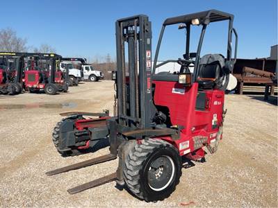 2015 Moffett M8 55.4 5,500 lbs Rough Terrain Forklift Truck Mounted Lift bidadoo