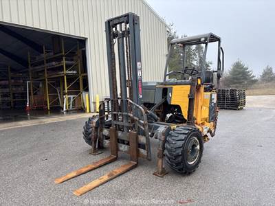 2018 Moffett M8 55.4 5,500 lbs Rough Terrain Forklift Truck Mounted Lift bidadoo