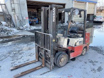 Nissan CUGJ02F35PV 6,900 lbs Forklift Lift Truck Warehouse Industrial bidadoo