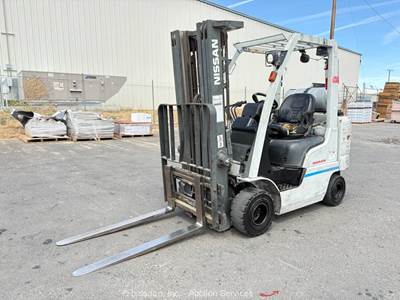 2012 Nissan MAP1F2A25LV 5,000 lbs Warehouse Forklift Lift Truck LPG bidadoo