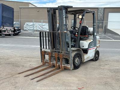 2013 NISSAN MU1F2A25LV 5,000 lb Class Warehouse Industrial Forklift Lift bidadoo