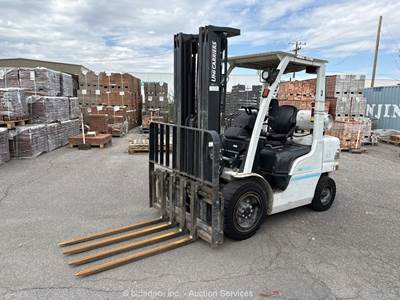 2013 Nissan MUG1F2A30LV 5,000 lbs Class Forklift Hydraulic Lift Truck bidadoo