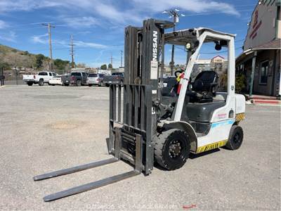 2015 Nissan PFD50 5,000 lbs Class Warehouse Forklift Lift Truck Diesel bidadoo