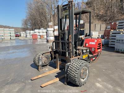 2014 Palfinger GT55 AWD 5,500 lb Truck Mounted Forklift Kubota Diesel bidadoo