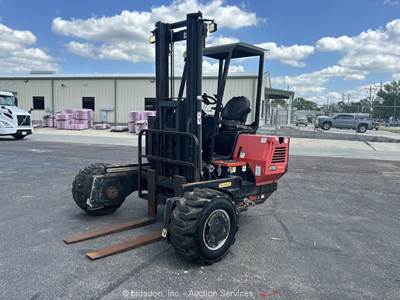 2015 Palfinger GT55 5,500 lb Rough Terrain Forklift Truck Mounted Kubota bidadoo