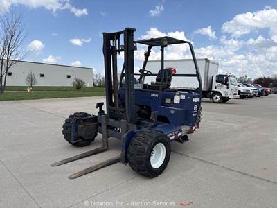 2014 Princeton PB50 5,000 lbs Truck Mounted Rough Terrain Forklift Truck bidadoo