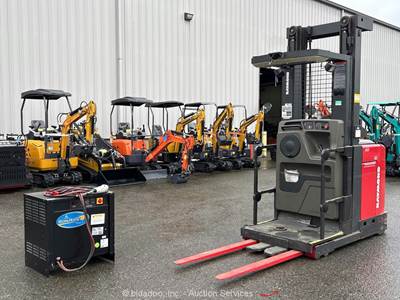 2007 Raymond 540-OPC30TT 3,000 LB Order Picker Electric Forklift 24V bidadoo