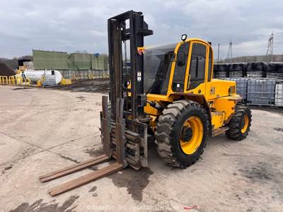 2019 Sellick S80J4E-4PS 8,000 lbs Rough Terrain Forklift Cab Lift Truck bidadoo