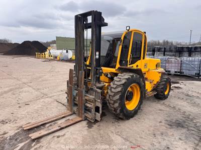 2019 Sellick S80J4E-4PS 8,000 lbs Rough Terrain Forklift Cab Lift Truck bidadoo