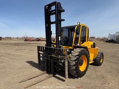2017 Sellick S80J4I-4 8,000 Lb 4WD Rough Terrain Forklift Lift Truck Cab bidadoo