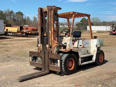 TCM FD70Z7 13,650 lbs Industrial Rough Terrain Forklift Lift Truck Isuzu bidadoo