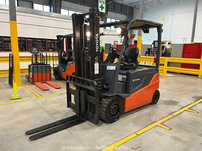 2018 Toyota 05-8FBM35T 7,700 lbs Electric Warehouse Forklift Lift Truck bidadoo
