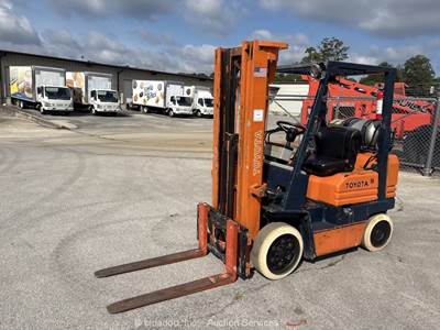 Toyota 5FGC20 4,000 lbs Industrial Warehouse Forklift Lift Truck LPG bidadoo