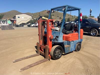 Toyota 5FGC25 5,000 lbs Industrial Warehouse Forklift Lift Truck LPG bidadoo