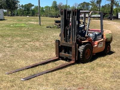 2005 Toyota 7FDAU50 11,000 lbs Class Industrial Forklift Lift bidadoo -Repair