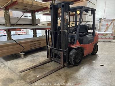 2015 Toyota 7FGU25 5,000 lbs Class Warehouse Forklift Lift Truck Propane bidadoo