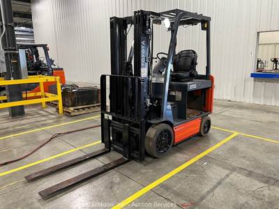 2020 Toyota 8FBCU25 5,000 lbs Warehouse Forklift Lift Truck bidadoo -Repair