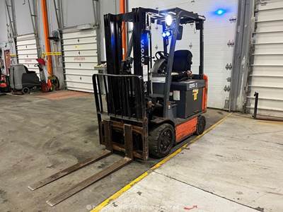 2018 Toyota 8FBCU25-COMP 4,400 lbs Electric Warehouse Forklift 48V bidadoo
