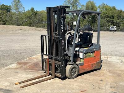 2022 Toyota 8FBE18U 3,000 lbs Electric 3 Wheel Warehouse Forklift Truck bidadoo