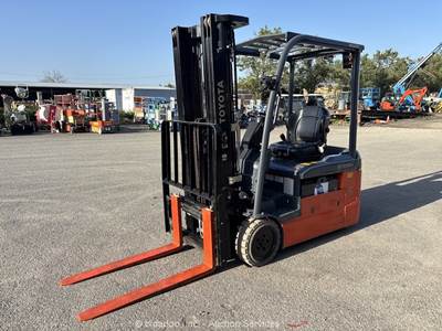 2023 Toyota 8FBE20U 4000 lb Class Electric Forklift Warehouse Lift Truck bidadoo