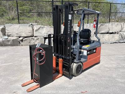 2018 Toyota 8FBE20U 4,000 lbs Electric Warehouse Forklift Lift Truck bidadoo