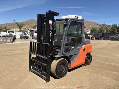 2019 Toyota 8FD40U 8,000 lbs Class Warehouse Forklift Lift Truck Cab bidadoo