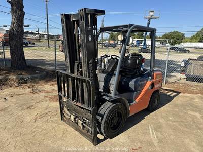 2015 Toyota 8FDU30 6,000 lb Class Industrial Forklift Lift Truck Diesel bidadoo