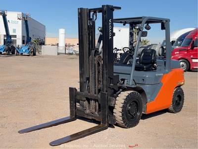 2018 Toyota 8FG35U 7,000 lbs Warehouse Forklift Lift Propane Truck bidadoo