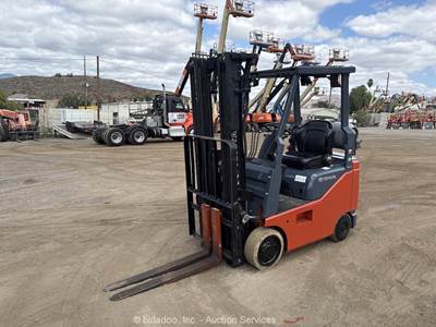 2021 Toyota 8FGCU15 3,000 lbs Class Warehouse Forklift Lift Truck LPG bidadoo