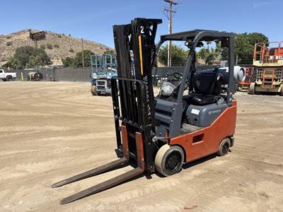 2021 Toyota 8FGCU15 3,000 lbs Class Warehouse Forklift Lift Truck LPG bidadoo