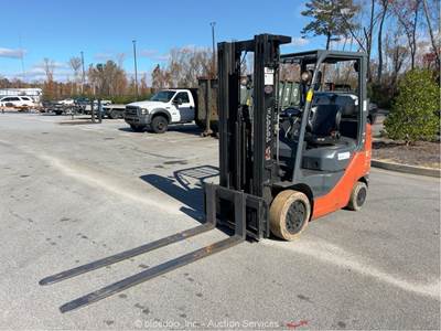 2011 Toyota 8FGCU25 5,000 lb Warehouse Industrial Forklift Lift Truck bidadoo