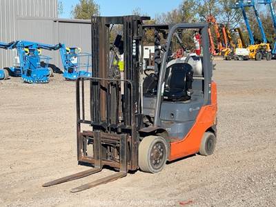 2019 Toyota 8FGCU25 5,000 lbs Class Warehouse Industrial Forklift Lift bidadoo