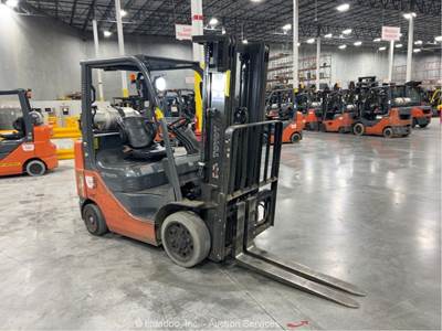 2016 Toyota 8FGCU25 5,000 lb Warehouse Industrial Forklift Lift Truck bidadoo
