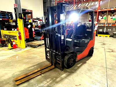 2018 Toyota 8FGCU25 5,000 lb Warehouse Industrial Forklift Lift Truck bidadoo