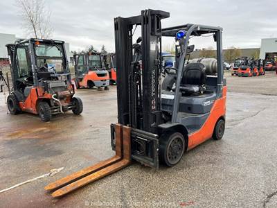 2020 Toyota 8FGCU25 5,000 lbs Industrial Warehouse Forklift Lift Truck bidadoo