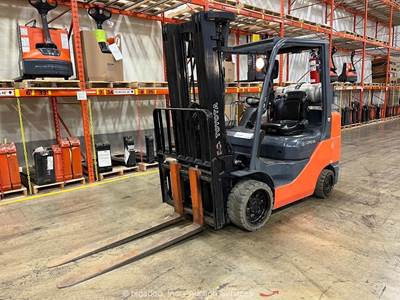 2013 Toyota 8FGCU30 6,000 lb Class Warehouse Forklift Lift Truck LPG bidadoo