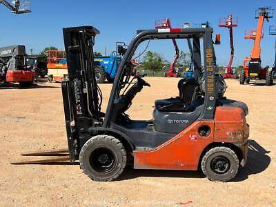 2016 Toyota 8FGU25 5,000 lbs Warehouse Forklift Lift Truck LPG D/F 5K ...