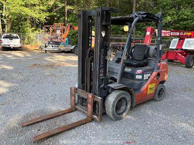 2019 Toyota 8FGU25 5,000 lb Warehouse Industrial Forklift Lift Truck bidadoo