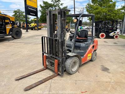 2018 Toyota 8FGU25 4,500 lbs Warehouse Forklift Lift Truck Dual Fuel bidadoo