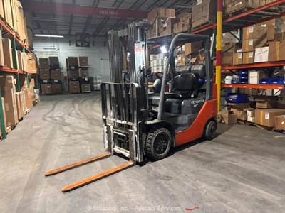 2011 Toyota 8FGU25 5,000 lbs Class Warehouse Forklift Lift Truck bidadoo -Repair