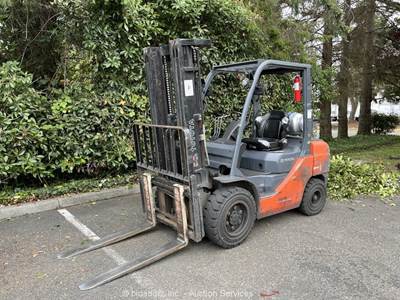 2018 Toyota 8FGU30 6,000 lbs Class Warehouse Forklift Lift Truck LPG bidadoo