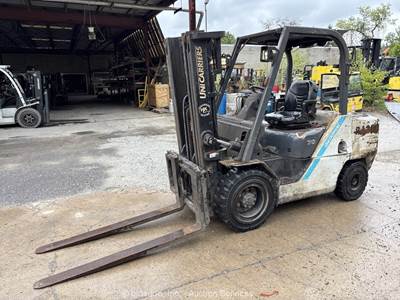 2017 UniCarrier FHD35T5SV 7,000 lbs Warehouse Forklift Lift Truck Diesel bidadoo