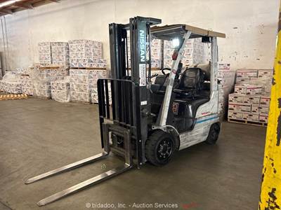 2011 UniCarriers MCP1F2A25LV 5,000 lbs Warehouse Forklift Truck LPG bidadoo