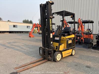 2010 Yale ERC030-AHN Electric 3,000 lbs Warehouse Forklift Lift Truck bidadoo