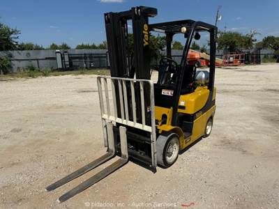 2018 Yale GLC50LX2 5,000 lbs Class Forklift Warehouse Lift LPG bidadoo -Repair