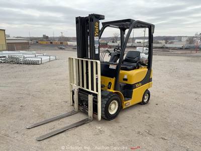 2012 YALE GLP030 3,000 lbs Warehouse Industrial Forklift Lift Truck LPG bidadoo