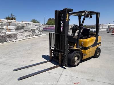 2007 Yale GLP050 5,000 lbs Class Industrial Warehouse Forklift Lift LPG bidadoo